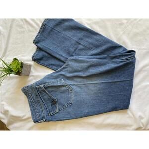 Old Navy Blue Denim Jeans with Buttoned Back Pockets Size 12